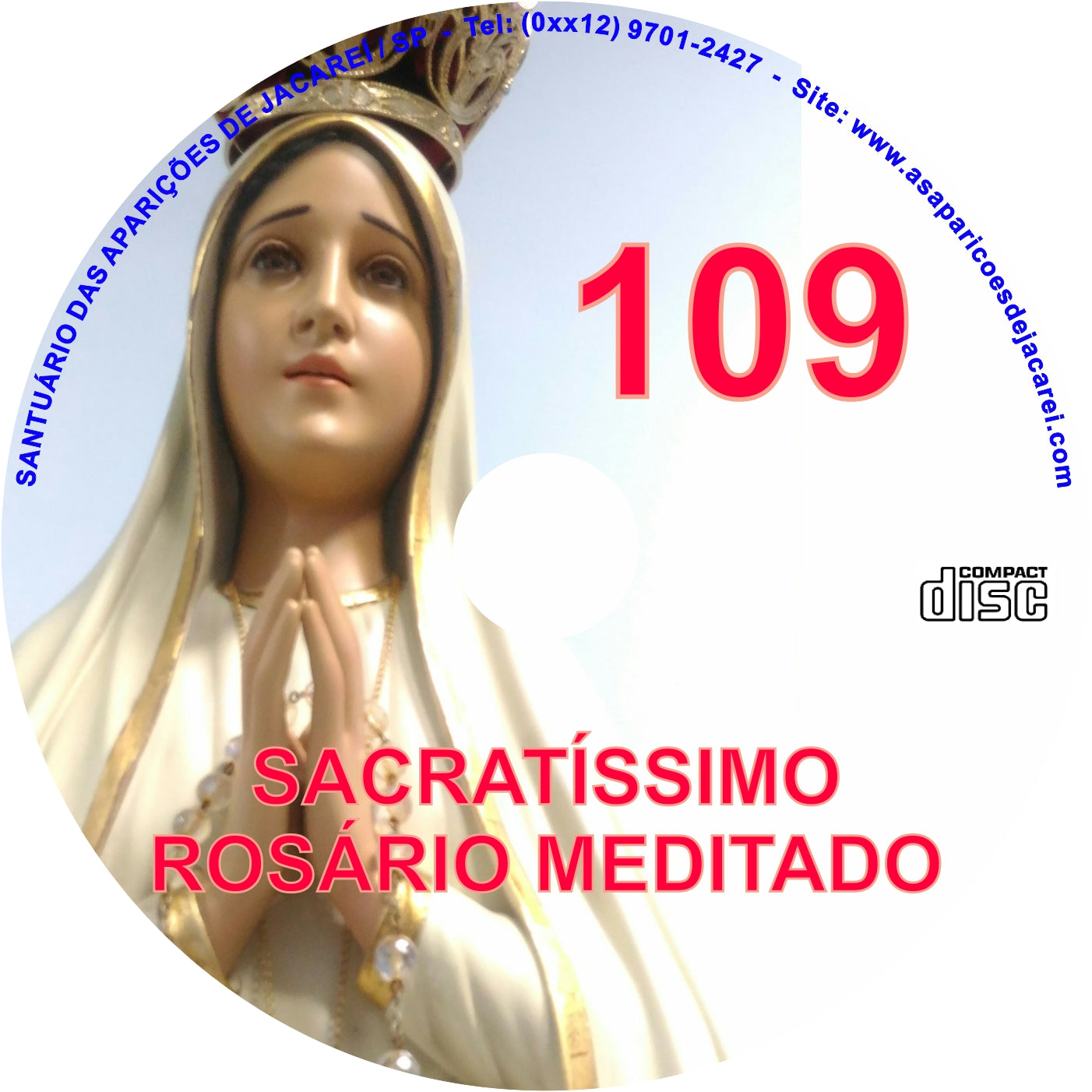 CD Rosário Meditado 109 CD Rosário Meditado 109
